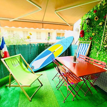 Confortable Studio A Nice Centre Cote Plage Bel Terrasse Paddle المظهر الخارجي الصورة