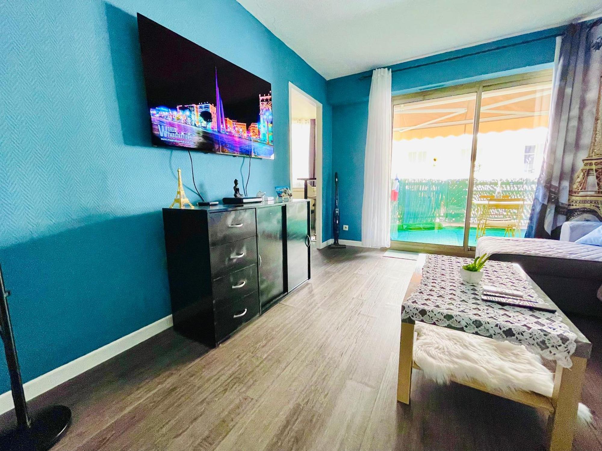 Confortable Studio A Nice Centre Cote Plage Bel Terrasse Paddle المظهر الخارجي الصورة
