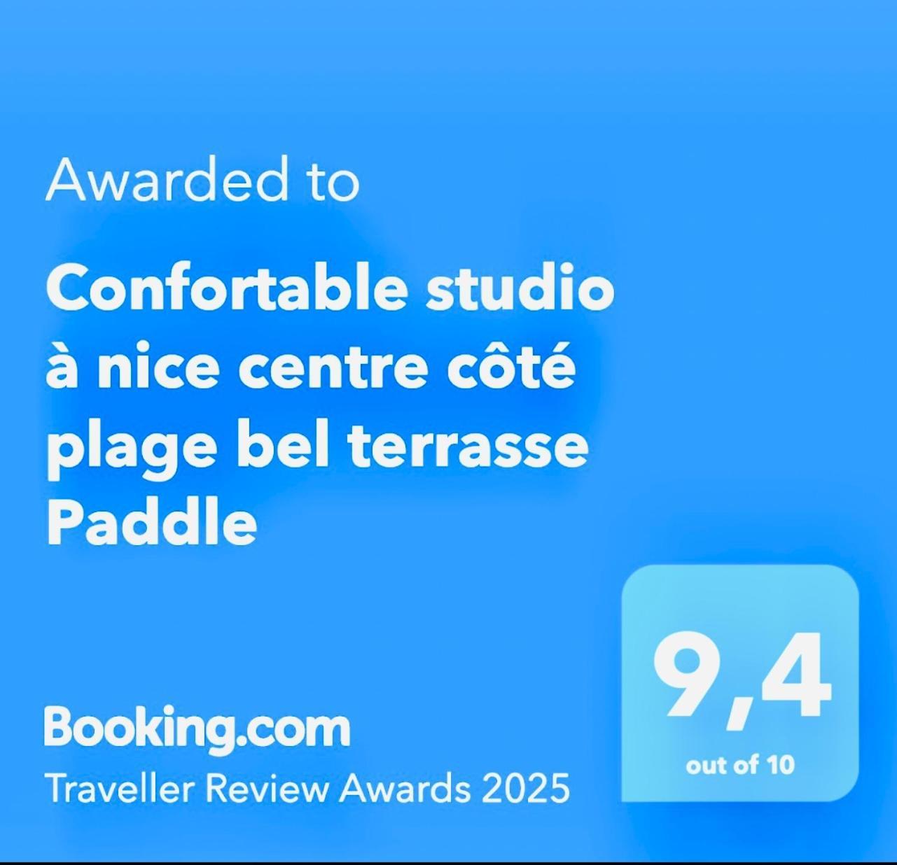 Confortable Studio A Nice Centre Cote Plage Bel Terrasse Paddle المظهر الخارجي الصورة